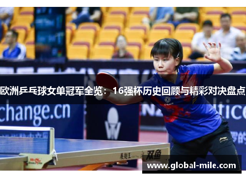 欧洲乒乓球女单冠军全览：16强杯历史回顾与精彩对决盘点