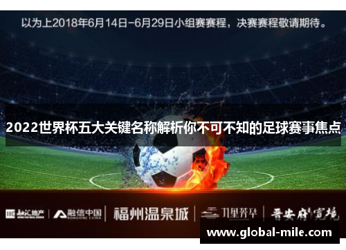 2022世界杯五大关键名称解析你不可不知的足球赛事焦点